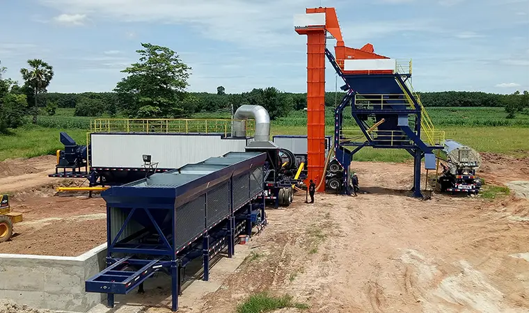 MAP Mobile Asphalt Mixing Plant